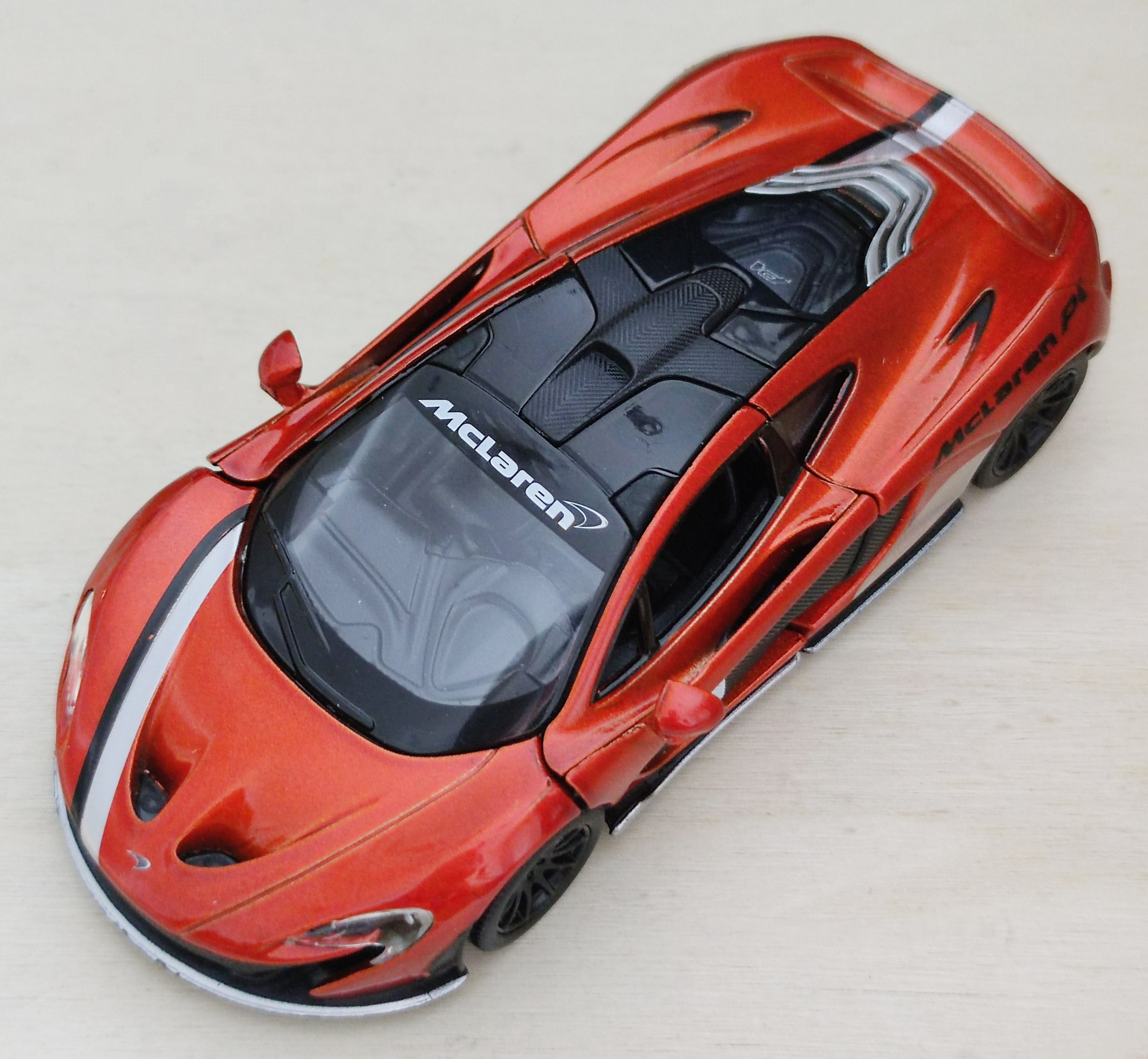 McLaren P1 พิมพ์ลาย Scale 1:36 โมเดลรถเหล็ก (ปลีก-ส่ง)