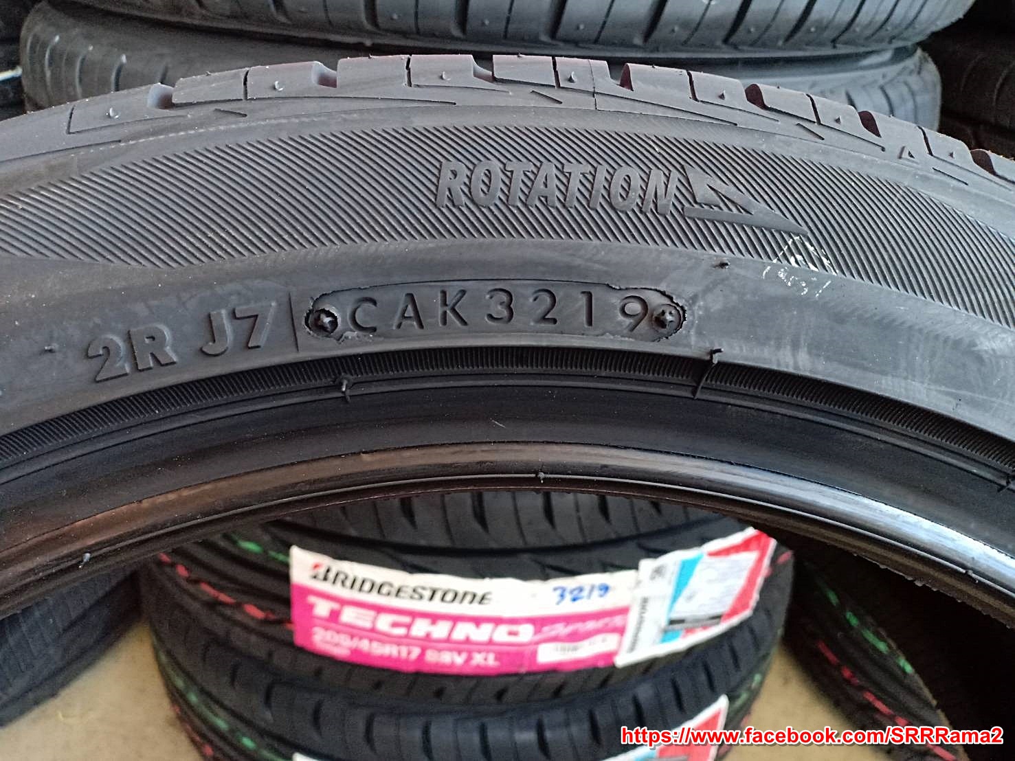 BRIDGESTONE TECHNO SPORTS 225/45R18 ยางใหม่ปี19 ราคาพิเศษ