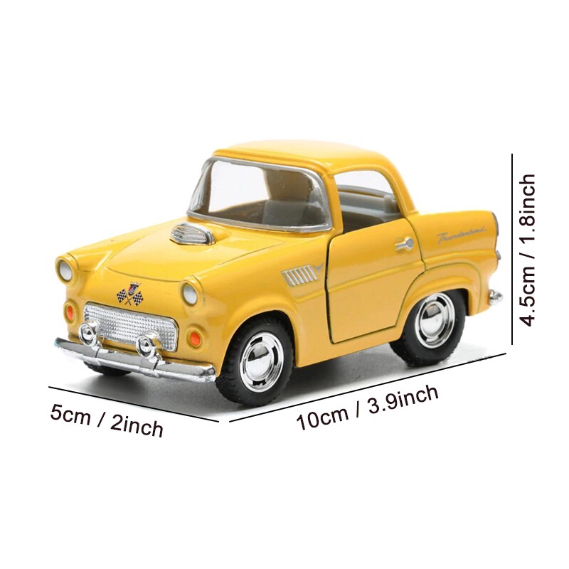 โมเดลรถเหล็ก 1955 Ford Thunderbird ขนาด 4 นิ้ว (ปลีก-ส่ง)