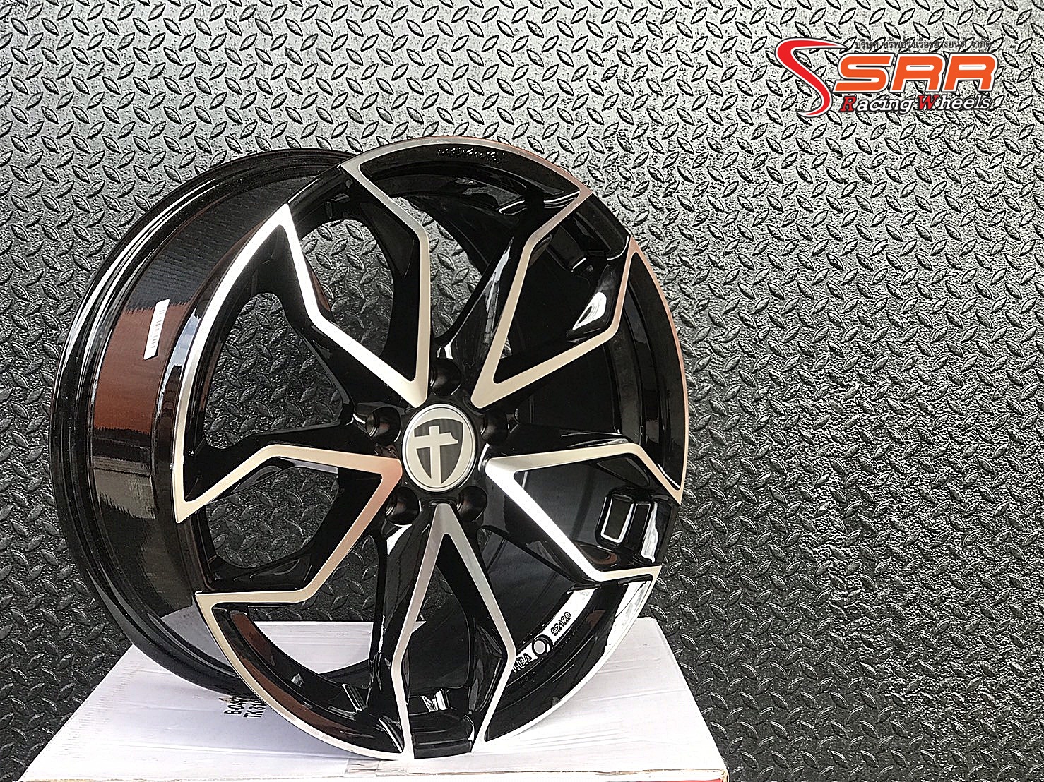 TOMASON TN22 TM-359 ขอบ18 5x114.3 BLACK POLISHED