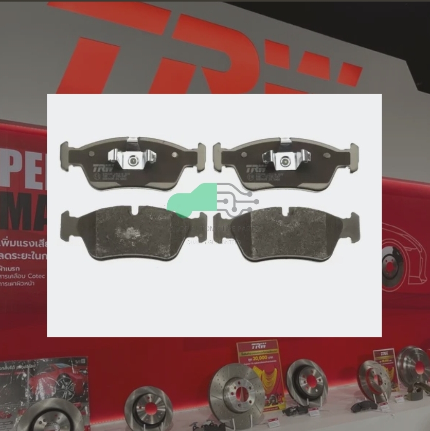 GDB1625 ผ้าเบรกหน้าแท้ TRW (COTEC) : BMW E90 316i, 318i, 320i, 318d / 1.6L, 2.0L, 2.0d Rotor 292mm