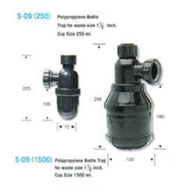 ตัวดักตะกอน (Bottle Trap)