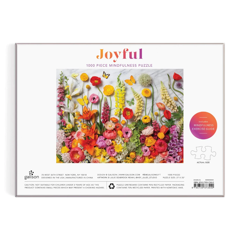 Galison - Mindfulness Puzzle : Joyful 1000 pcs.