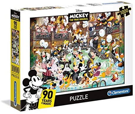 Clementoni - Disney : Mickey 90 Years of Magic 1000 pcs.