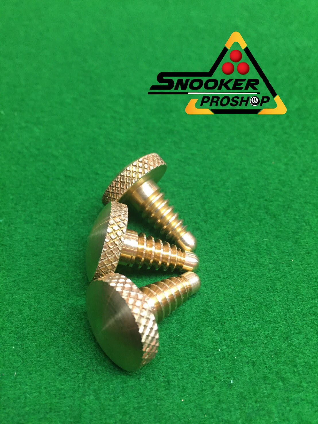 จุกกันกระแทกไม้คิว แบบทองเหลือง