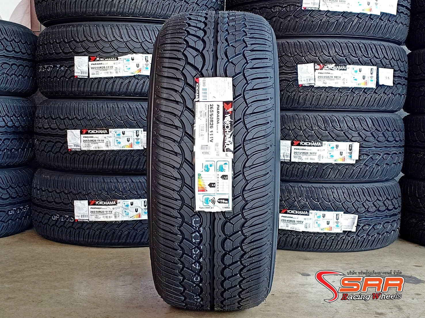YOKOHAMA PARADA Spec-X 265/50R20 ยางใหม่ปี2021 ราคาพิเศษ