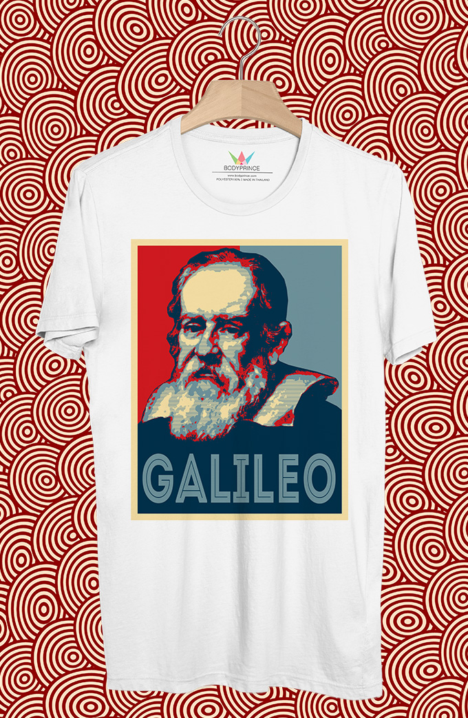 BP369 เสื้อยืด Galileo Galilei