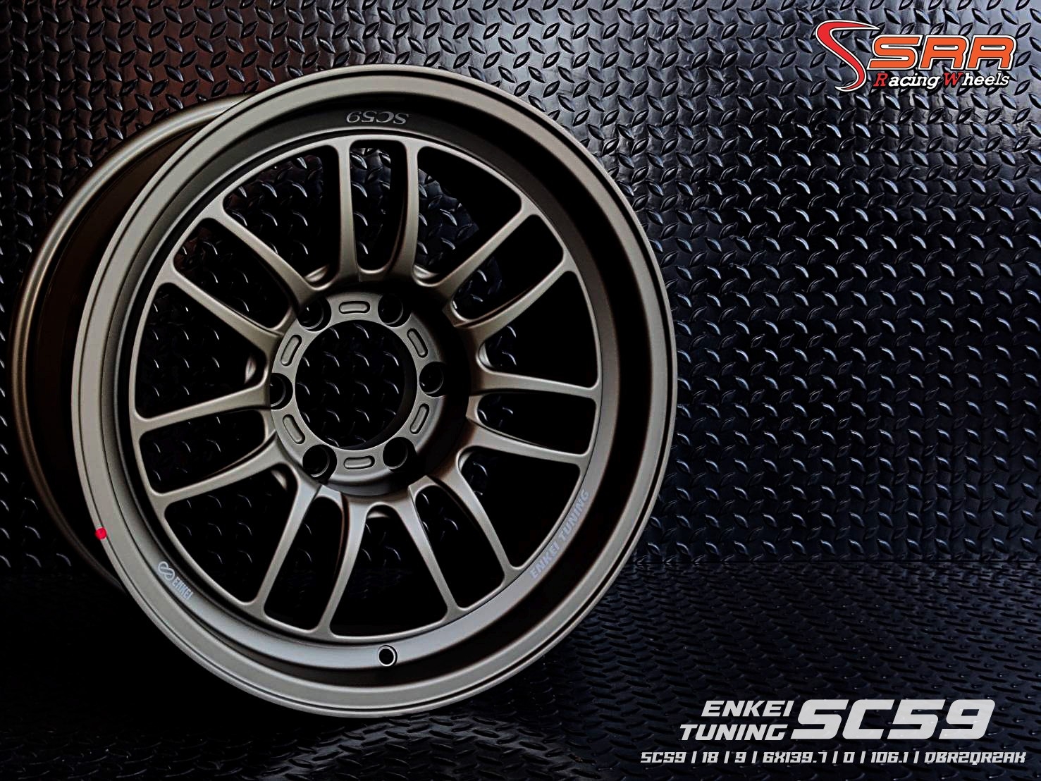 ENKEI TUNING SC59 ขอบ18 6H139.7 ET0 DBR2QR2AK ราคาพิเศษ