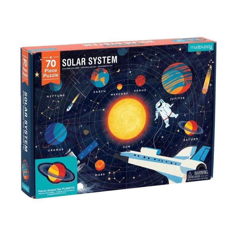 Mudpuppy - Solar System Geography Puzzle 70 pcs.