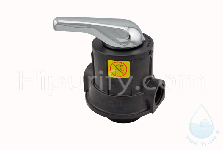 วาล์วควบคุมถังกรองน้ำ Manual Valve Intel/Outlet 1 นิ้ว คอ 2.5 นิ้ว รุ่น F56A สำหรับสารกรองคาร์บอน