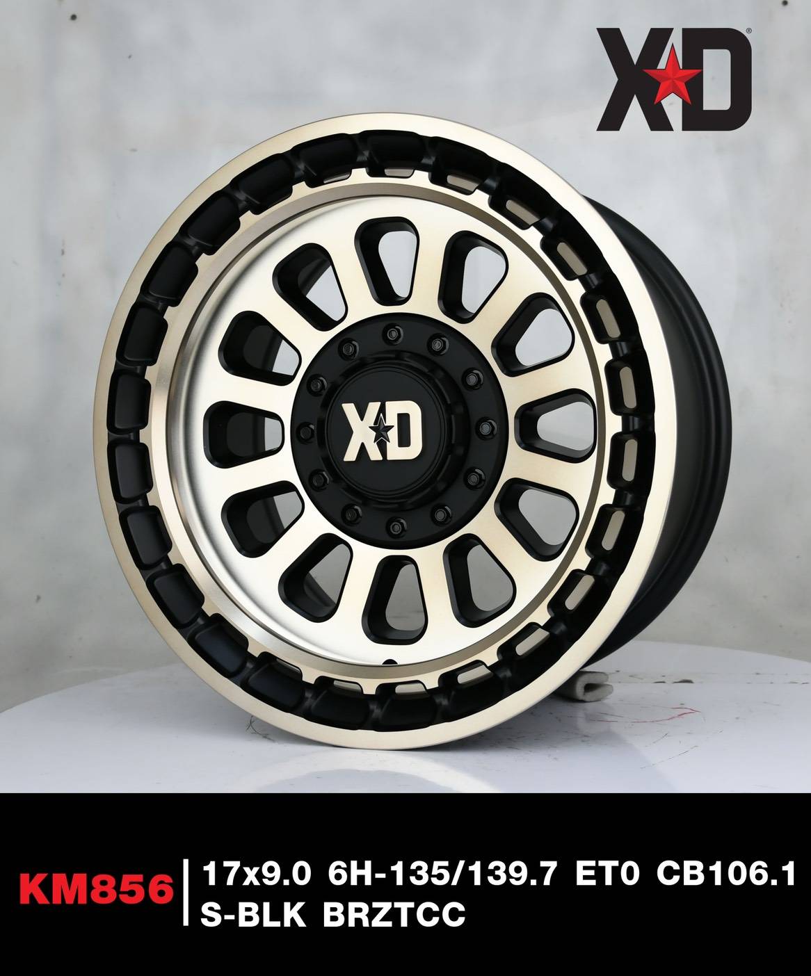 KMC XD-SERIES ล้อแท้ ขอบ17 นิ้ว 6H139.7 ราคาพิเศษ ที่SRR