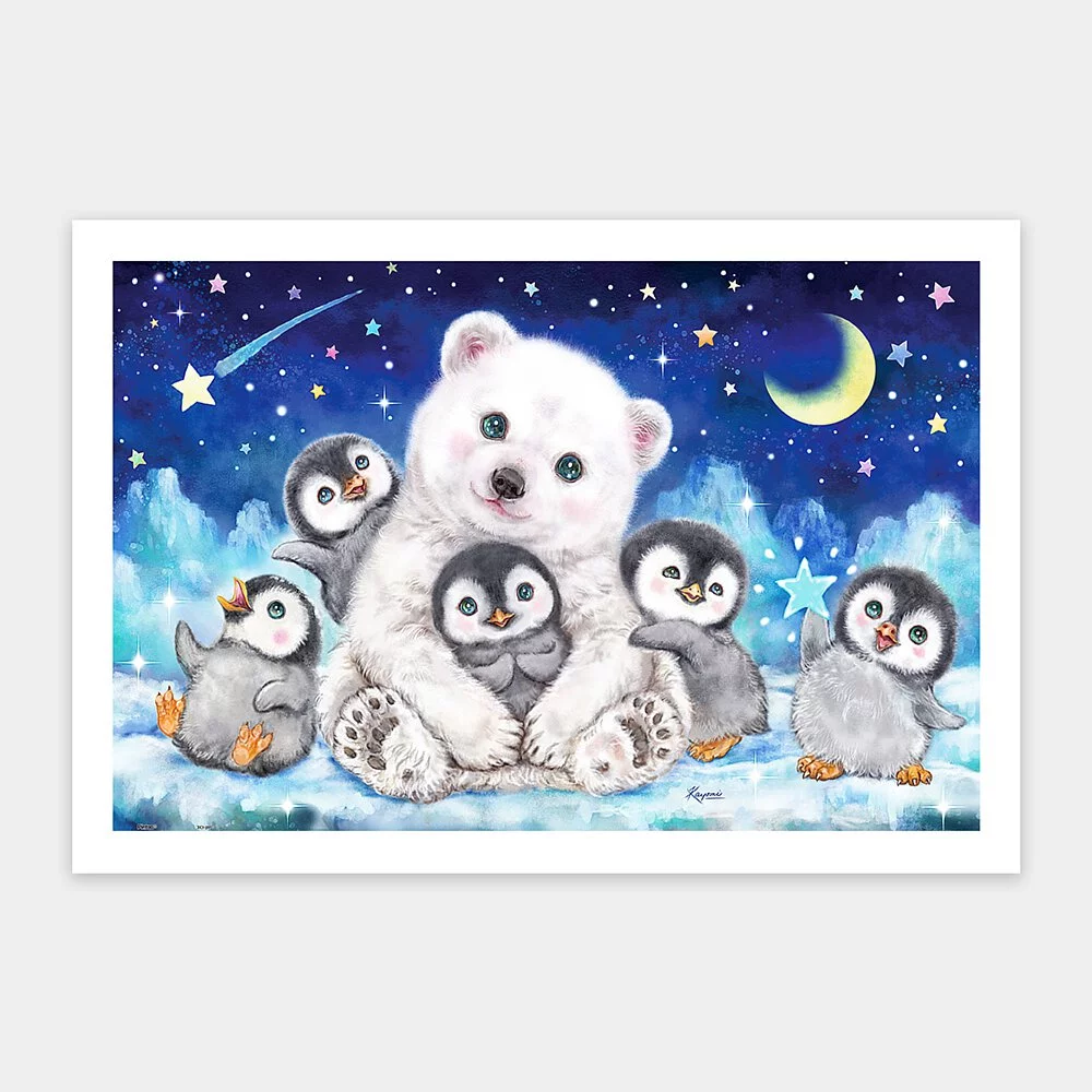 Pintoo - Polar Bear and Penguins by Kayomi 600 pcs.