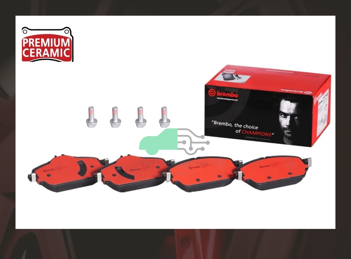 P50 118N ผ้าเบรกหน้า (แท้ BREMBO รุ่น Ceramic) BENZิ C W205 (180) (220D 300e ปี18->)/E W213 (220D Exclusive)