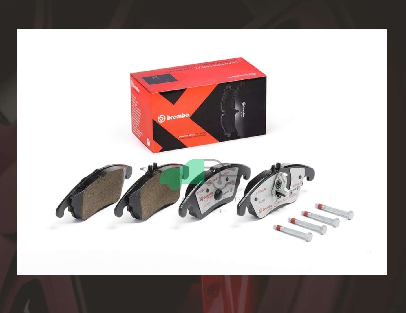 P50 069X ผ้าเบรกหน้า (แท้ BREMBO รุ่น Xtra) BENZ C W204 (300-4MATIC), C-Coupe C204 (250)/CLS C218 (250CDI)/E W212 (220CDI 250CGI 300 300CDI), E-Coupe C207 (250 350)
