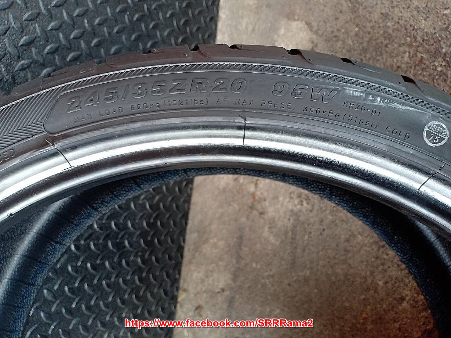 KENDA KAISER KR20 245/35ZR20 ยางใหม่ปี19 ลดราคาพิเศษ