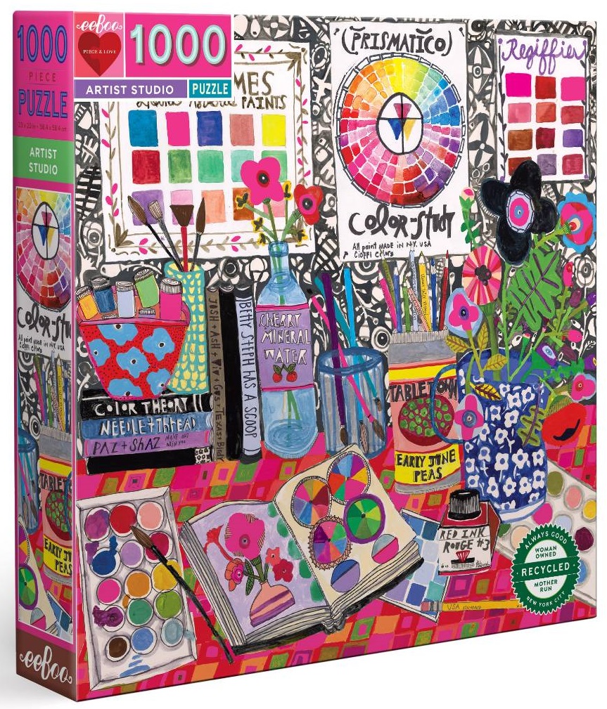 eeBoo - Artist Studio By Sharon Nullmeyer 1000 pcs.