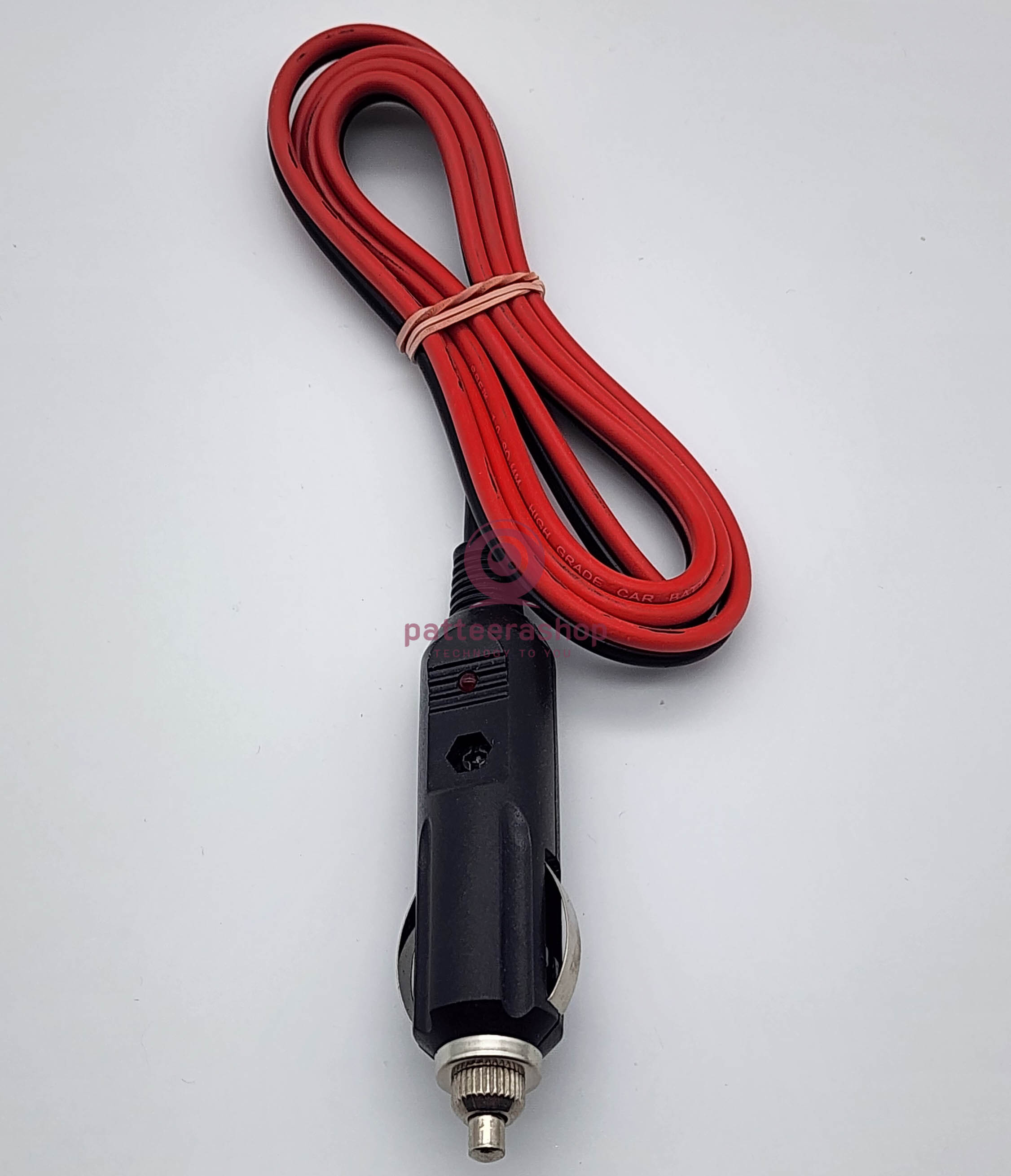 ปลั๊ก 12V ใช้สำหรับเสียบช่อง 12V Power Outlet ในรถยนต์ จ่ายไฟให้อุปกรณ์ ภายในรถยนต์ 12V/24V