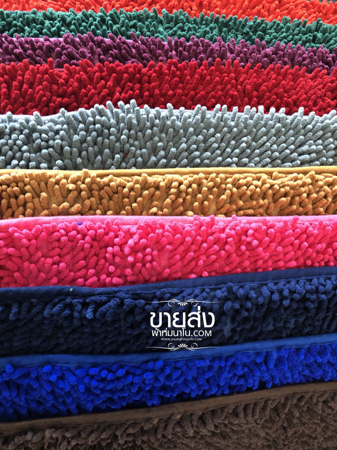 พรมเช็ดเท้าตัวหนอน 10 ผืน