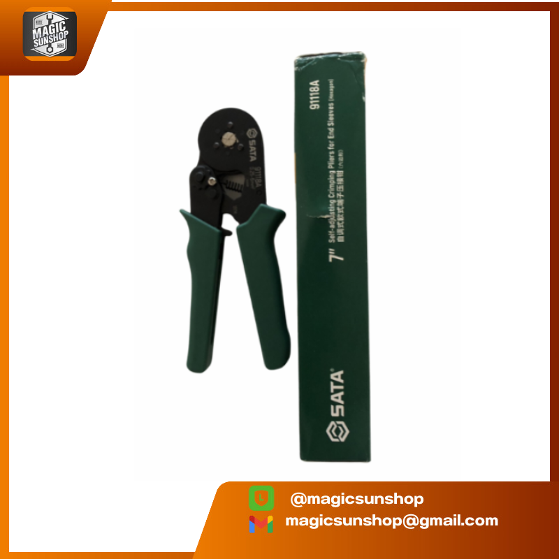 925758 SATA 7 inch self-adjusting terminal crimping pliers 91118A