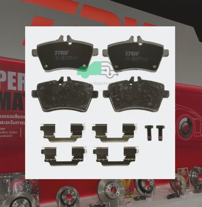 GDB1630 ผ้าเบรกหน้าแท้ TRW (COTEC) : BENZ W169 A160CDI, A170, A180CDI, A200, A200CD/ W245 B150, B160, B170, B180 / 1.5L, 1.7L