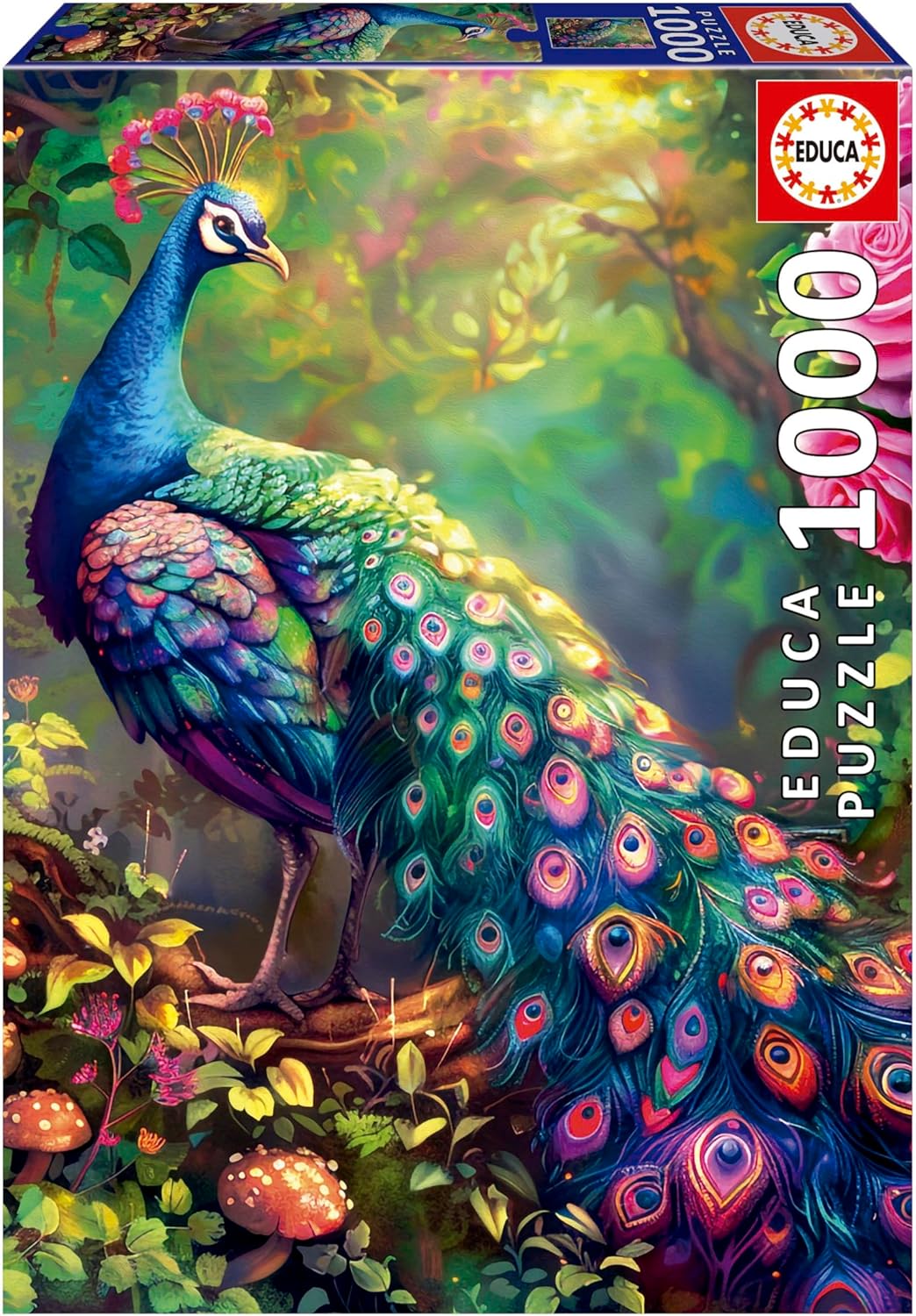 Educa - Peacock Garden by Michael McKinney 1000 pcs.