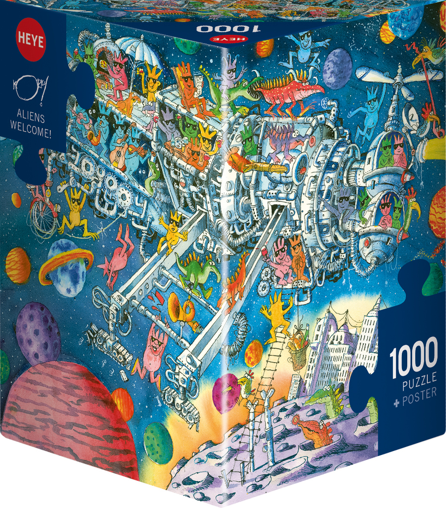 HEYE - Aliens Welcome! by Korky Paul 1000 pcs.