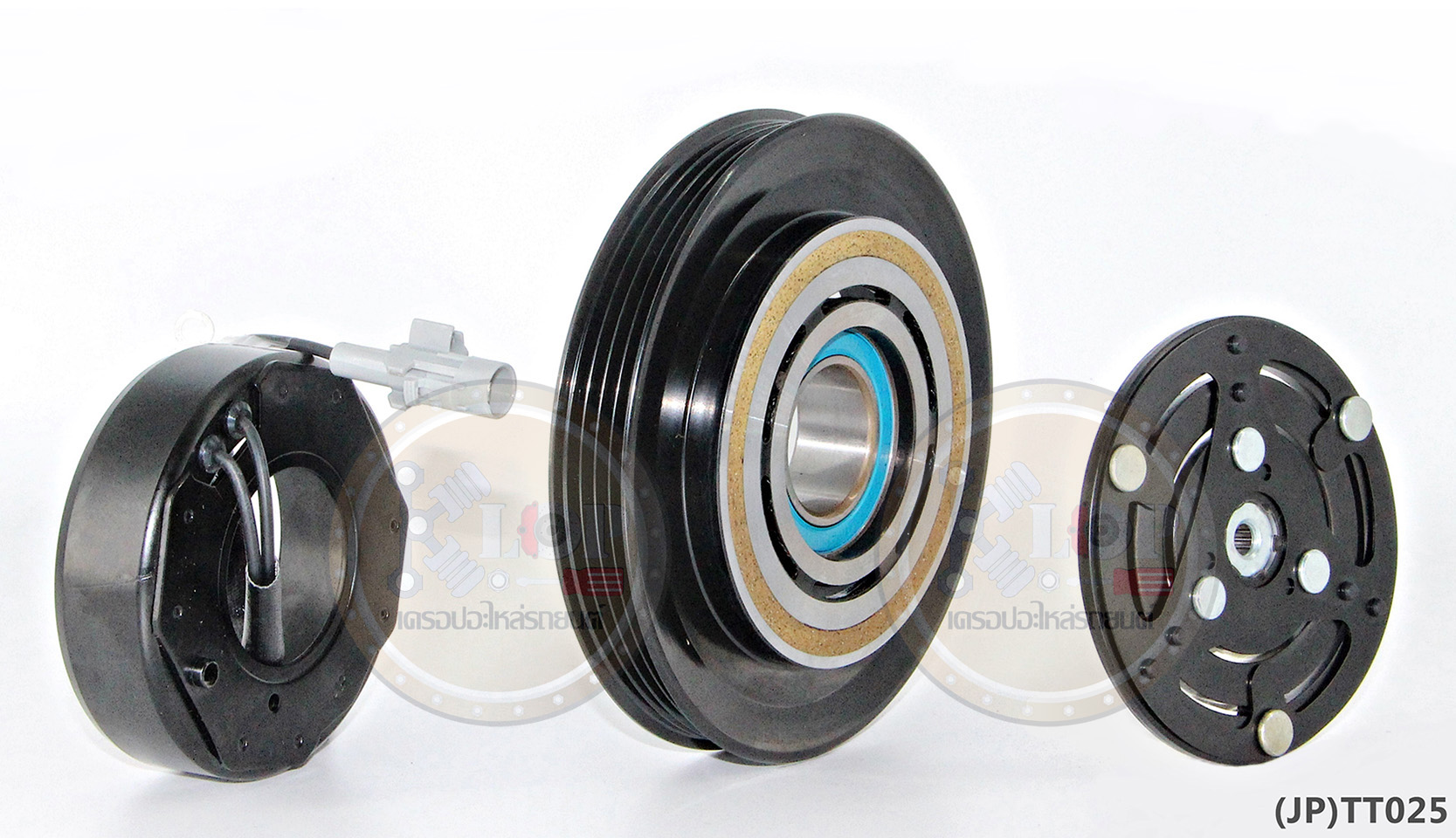 (JP)TT025-JP ชุดหน้าคลัทช์(Vinn) Toyota VIOS ปี2013 (10S) (ญี่ปุ่น) 135mm. 4PK 12V.