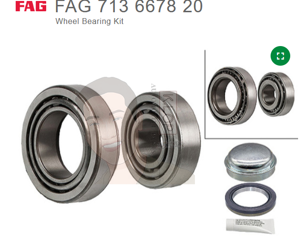 ยี่ห้อ FAG Kit ล้อหน้า MB W203 W204 C207 R171 R172 ( 1 ข้าง )