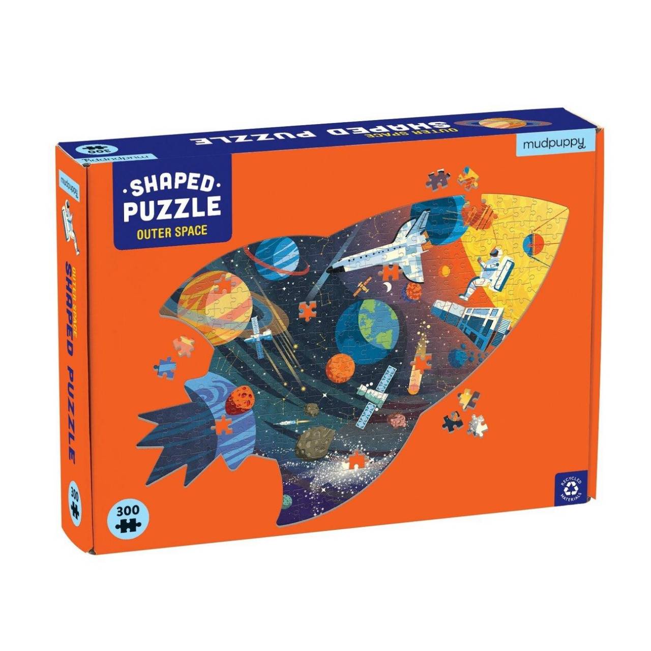 Mudpuppy - Outer Space (Shaped Puzzle) 300 pcs.