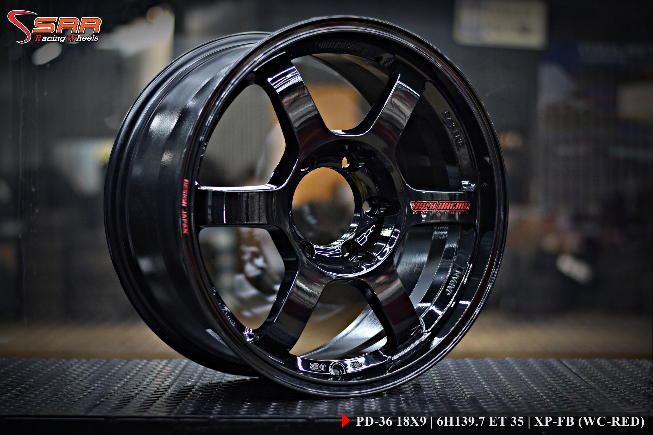 PREDATOR PD-36 TE37 ขอบ18 6H139.7 ET35 XP-FR (WC RED)