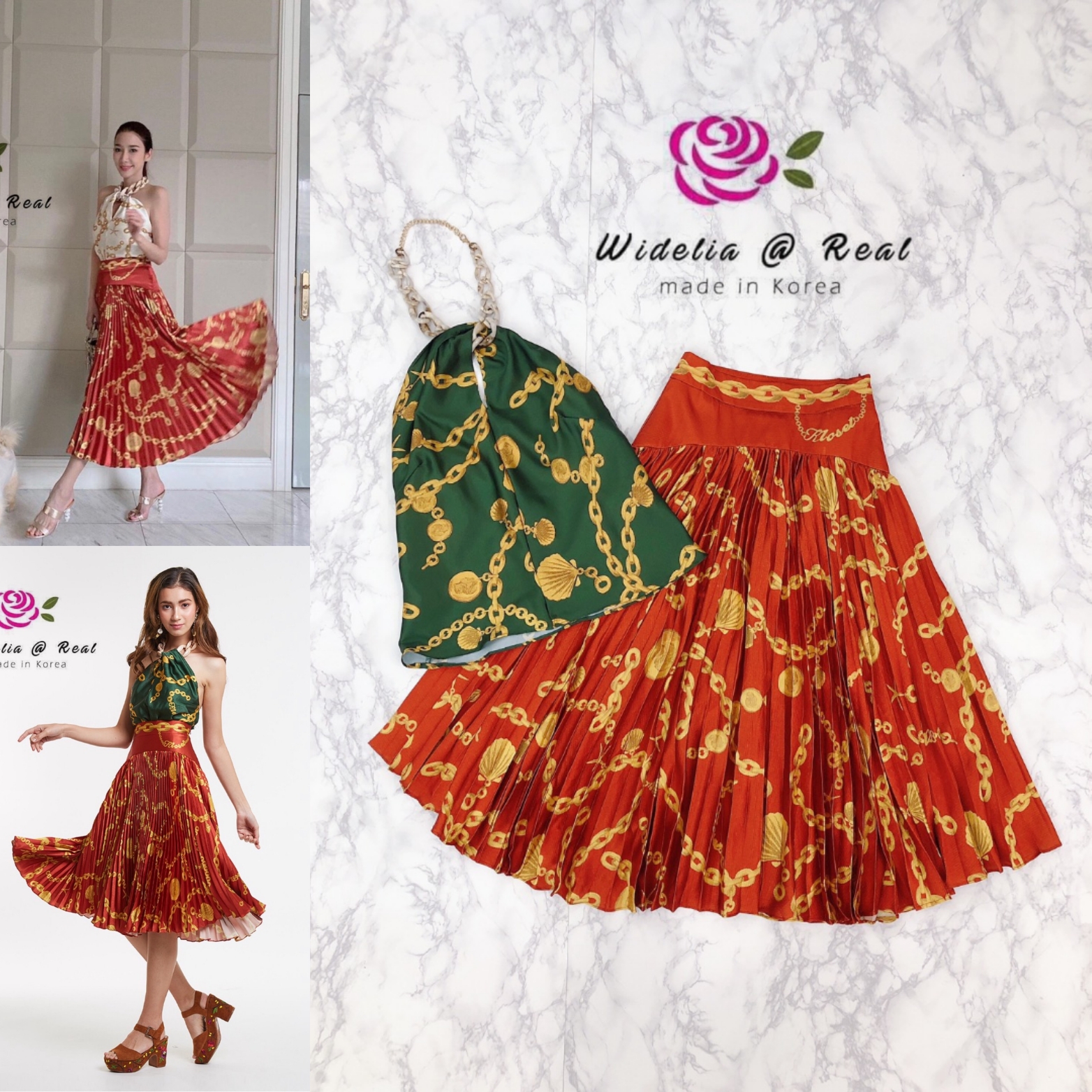 Kloset Set top + skirt