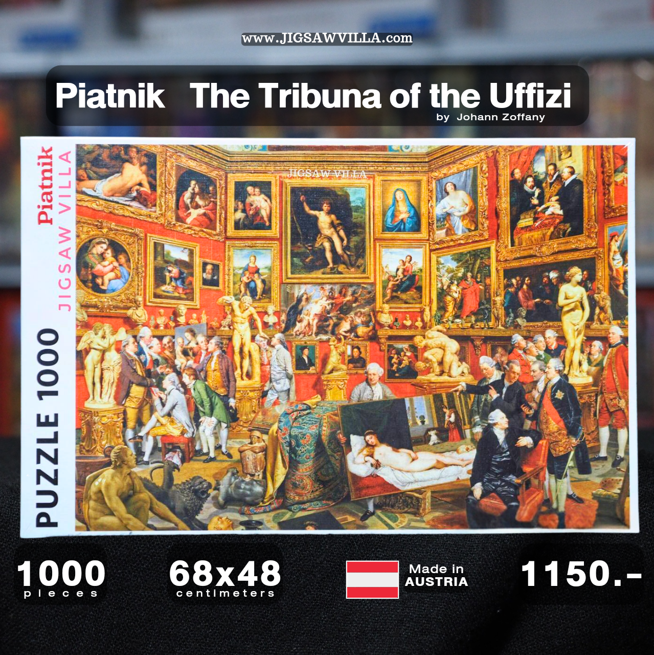 Piatnik Puzzle - The Tribuna of the Uffizi by Johann Zoffany 1000 pcs.