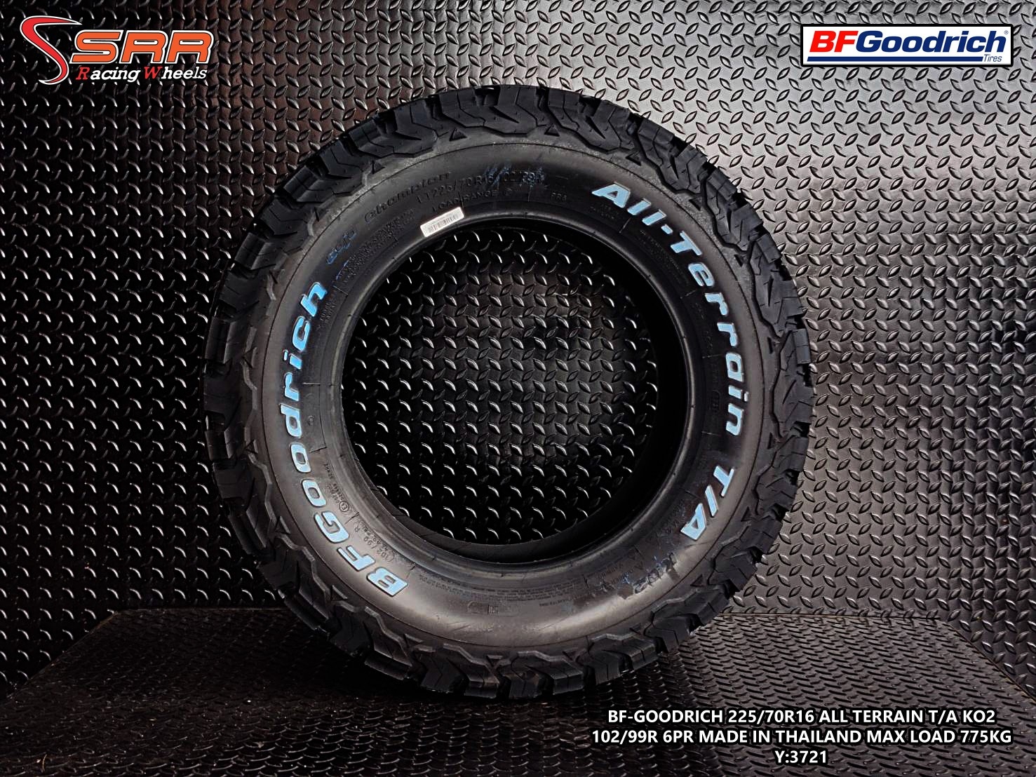 BFGoodrich All Terrain KO2 225/70R16 ยางใหม่ ปี2021 ราคาพิเศษ
