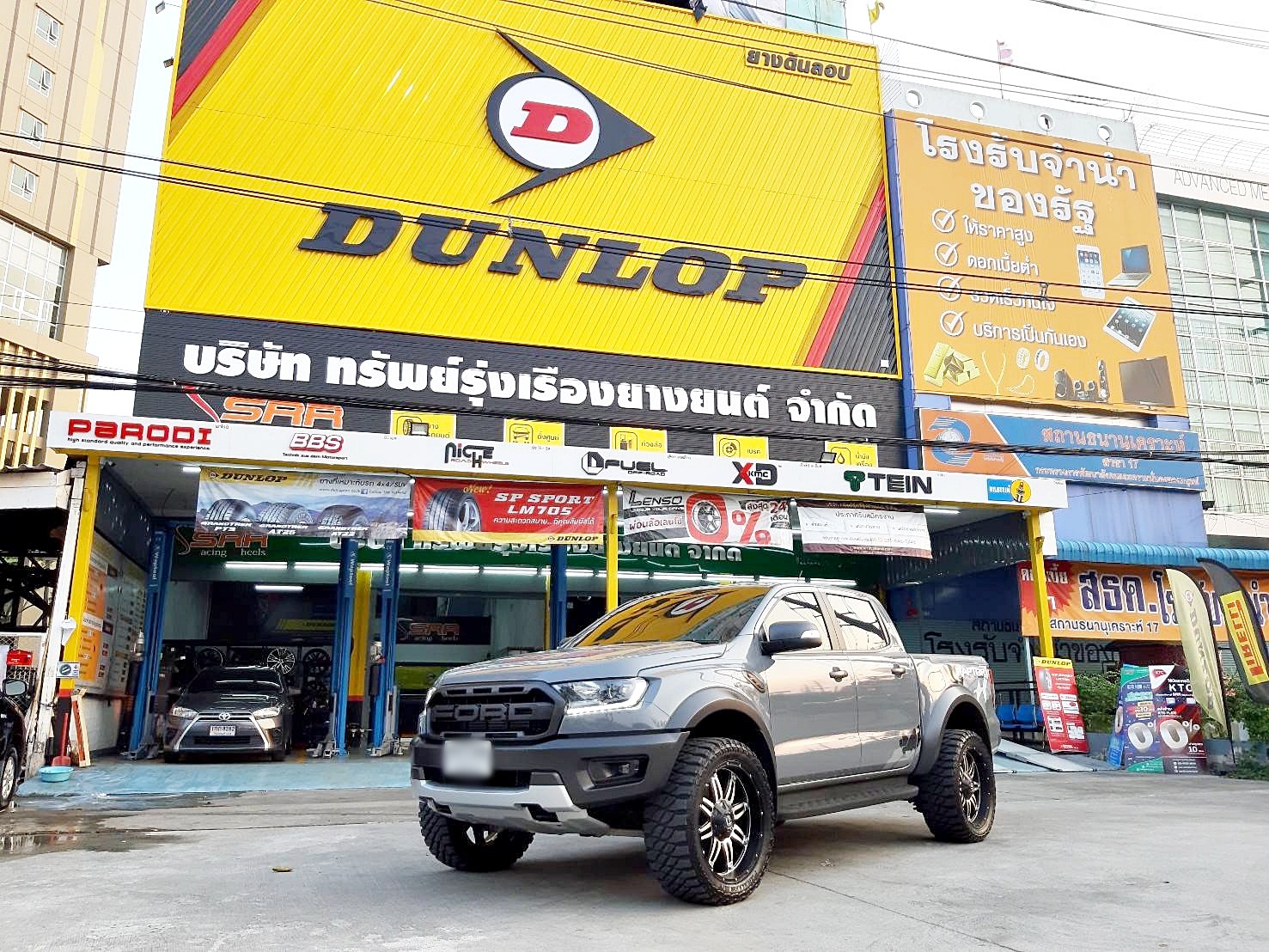 FUEL HOSTAGE D532 ขอบ22 ET+20 6x139.7 BLK-MACH