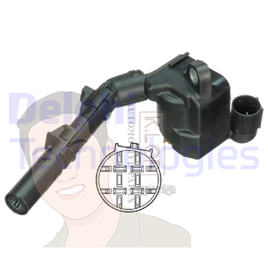 คอยล์จุดระเบิด BENZ M276 W205 AMG/W222/W166/W218 CLS ยี่ห้อ Delphi OEM