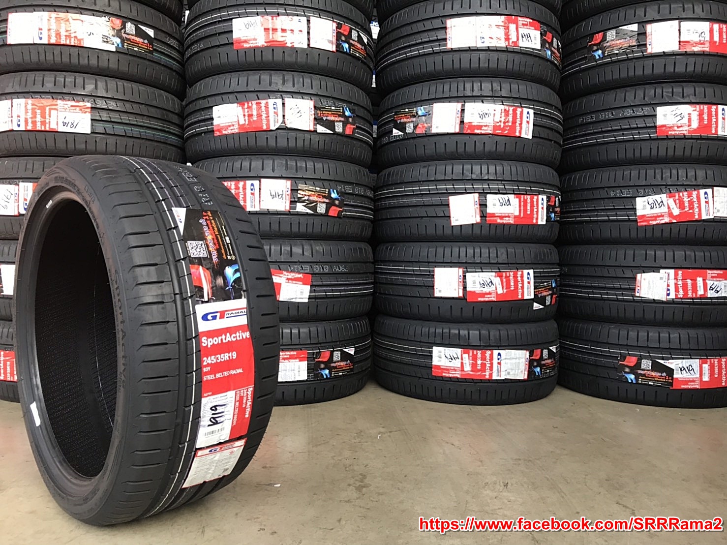 GT-Radial SportActive 245/35R19 ยางใหม่ปี19 ลดราคาพิเศษ