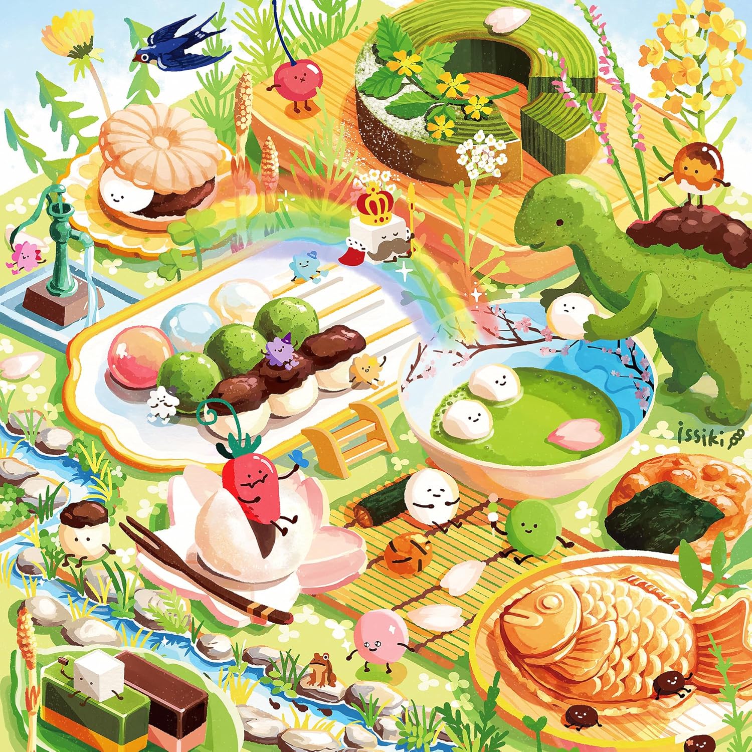Pintoo - Warm Flower Viewing by Issiki Toaki 900 pcs.