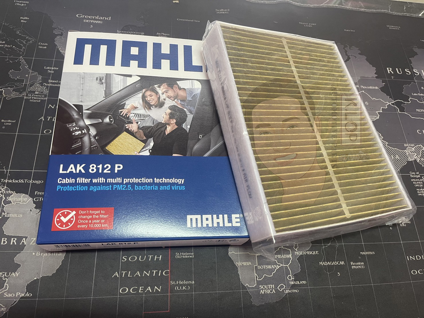 LAK 812P กรองแอร์-คาร์บอน(MAHLE) BMW ซีรีย์1(F20) ,3(F30) ,4(F32) /911 Carrera /718 Cayman