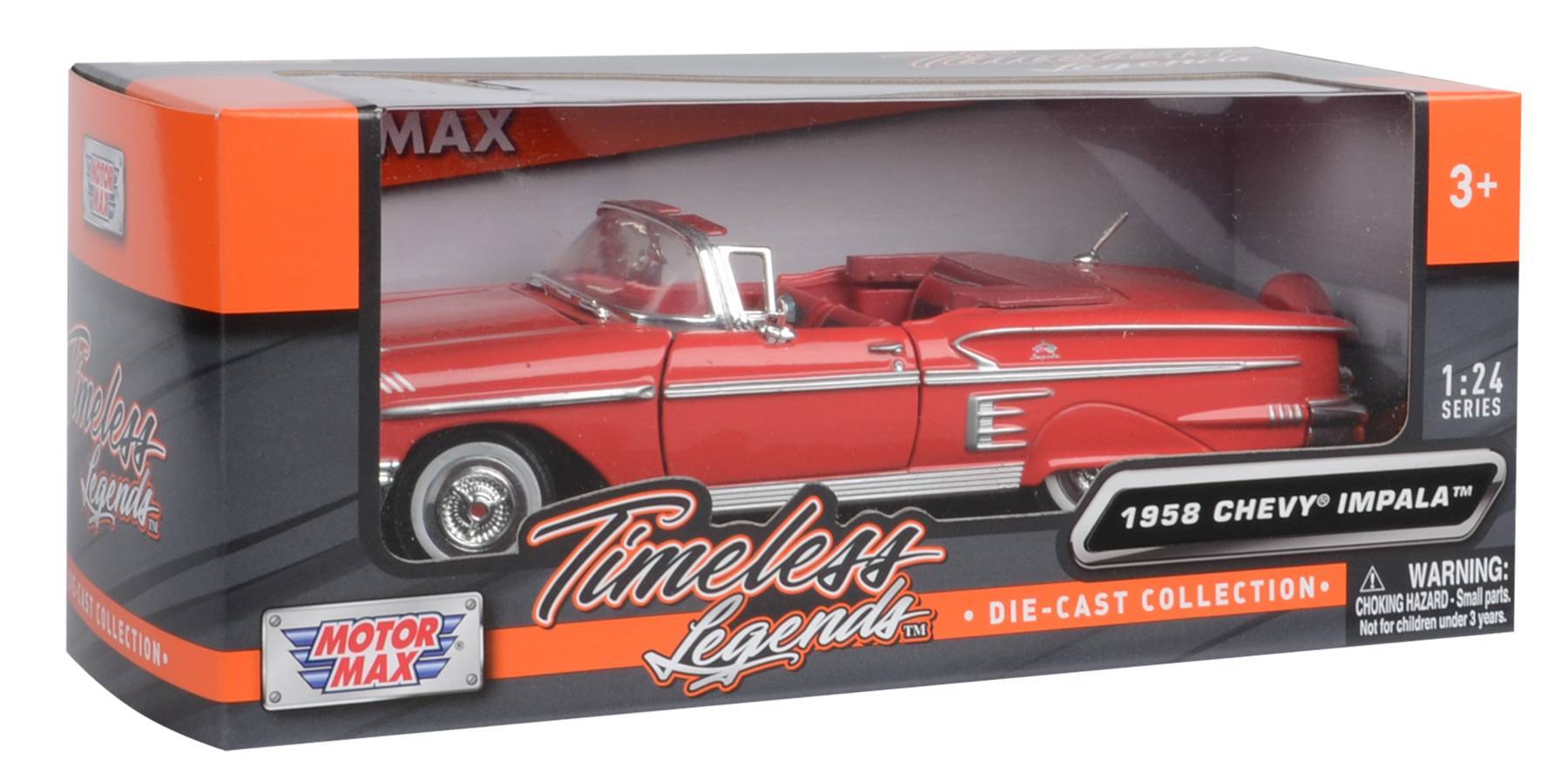 1958 Chevy Impala scale 1:24 โมเดลรถเหล็ก (ปลีก-ส่ง)