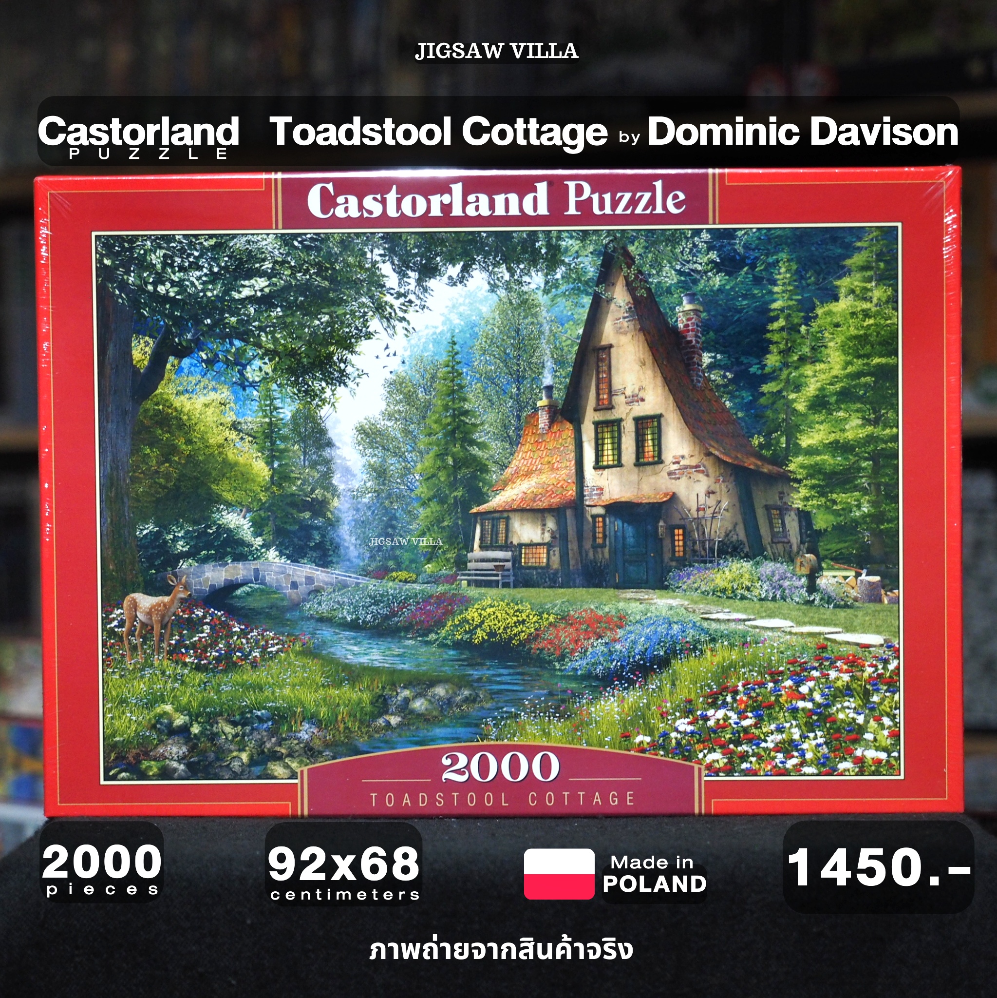Castorland - Toadstool Cottage by Dominic Davison 2000 pcs.