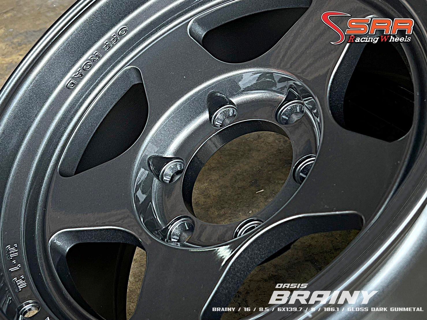 OASIS BRAINY ขอบ16 6x139.7 GLOSS DARK GUNMETAL ราคาพิเศษ