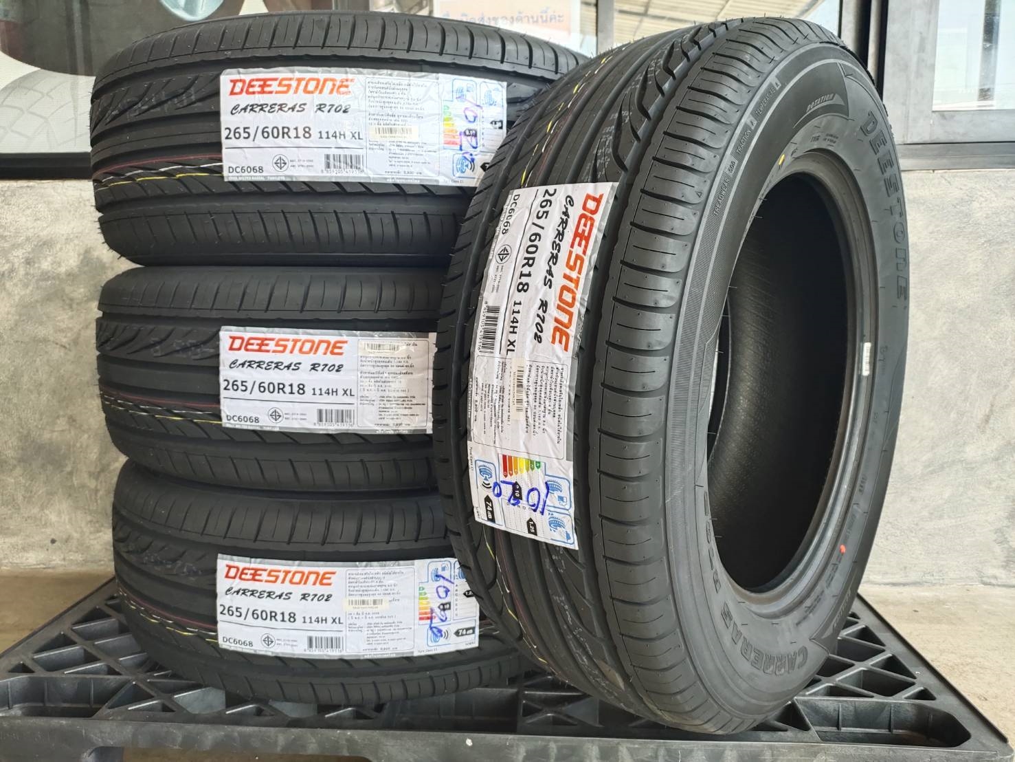 DEESTONE CARRERAS R702 265/60R18 ราคาพิเศษ เส้นละ 3,500 บาท