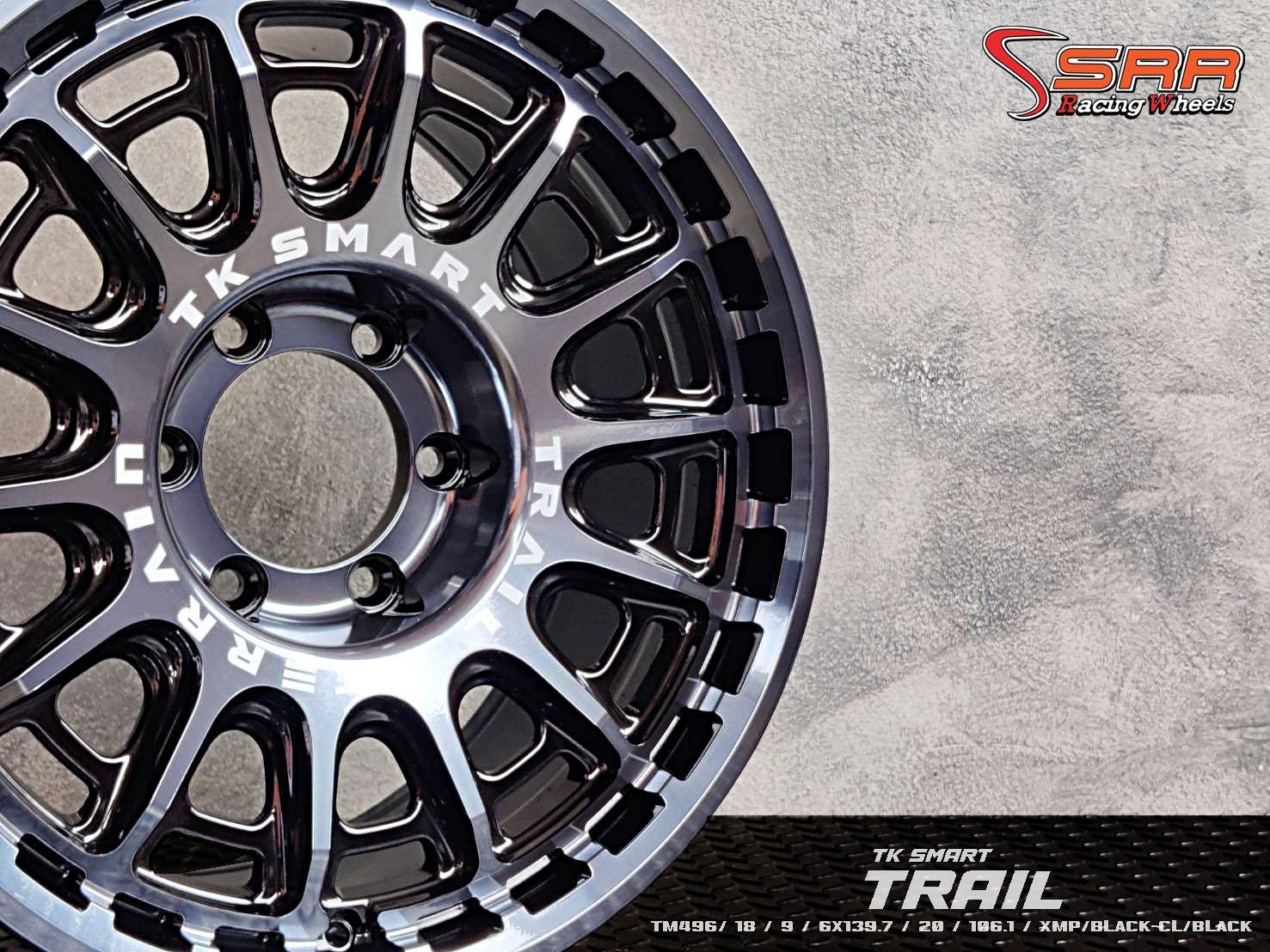 TM496 TK-TRAIL ขอบ18 6x139.7 ET20 XMP/BLACK-CL/BLACK ราคาพิเศษ