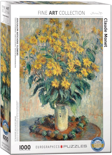 Eurographics - Jerusalem Artichoke Flowers by Claude Monet (Non-Pattern) 1000 pcs.