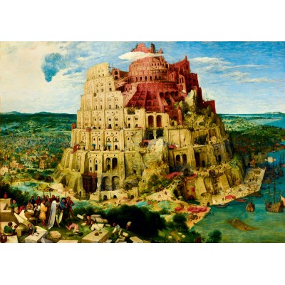 Bluebird Puzzle - The Tower of Babel, 1563 by Pieter Brueghel the Elder 1000 pcs.