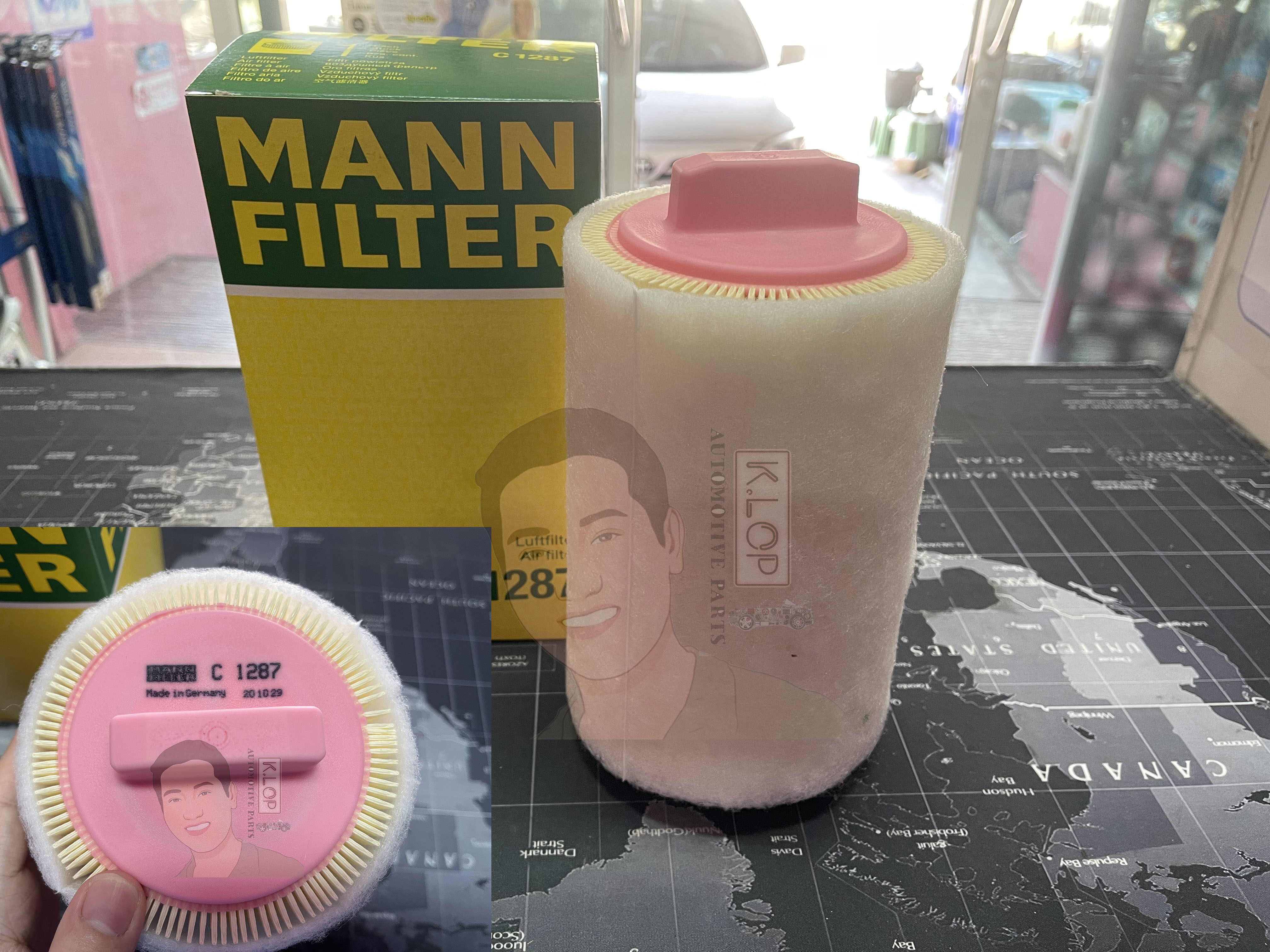 ไส้กรองอากาศ Mini COOPER II, CLUBMAN, COUNTRYMAN, ROADSTER '06-', Mini One II, CLUBMAN, COUNTRYMAN '07-', (1.6 R55/R56/R57/R58/R60 ) : MANN-FILTER***งานพรีเมี่ยมแท้นำเข้ายุโรป (C1287)