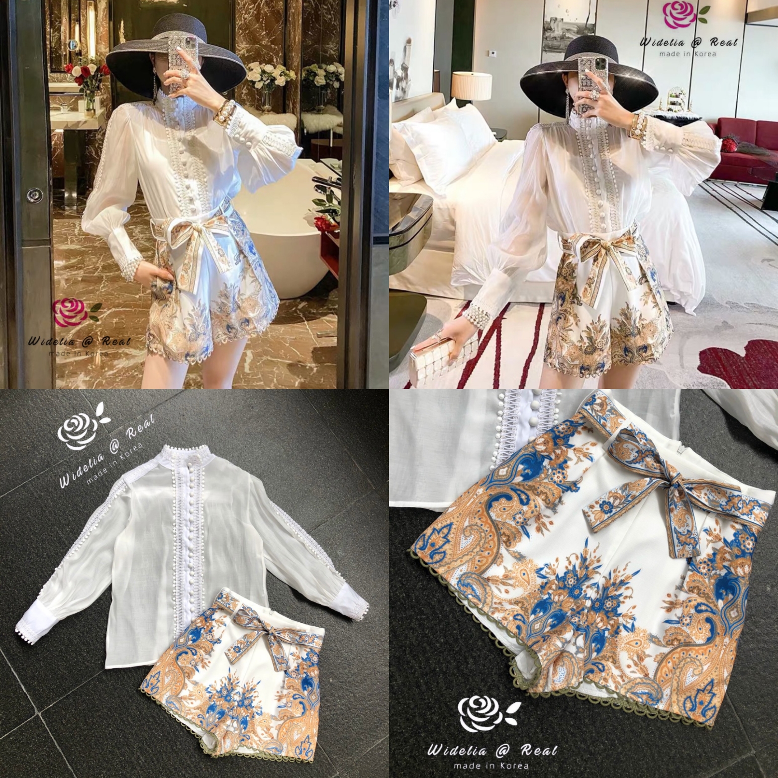 ZMM Set Top&Pant เซ็ทเสื้อแขนยาวกับกางเกงขาสั้นสุดน่ารัก