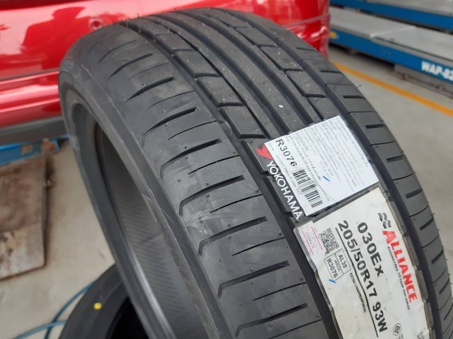 ALLIANCE By YOKOHAMA 205/50R17 ยางญี่ปุ่นปี2021 ราคาพิเศษ