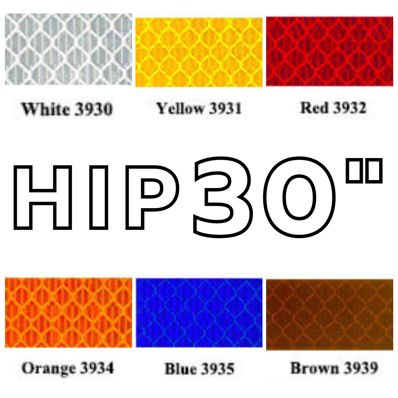 สติ๊กเกอร์สะท้อนแสง 3M หน้า 30 นิ้ว X 45.72 เมตร แท้ High Intensity Prismatic HIP งานจราจร
