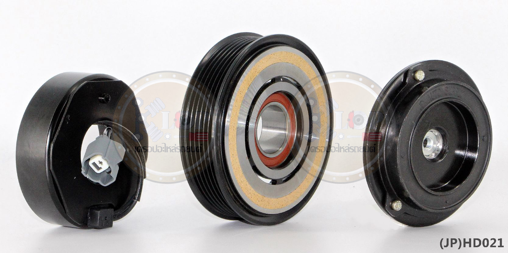 (JP)HD021-JP ชุดหน้าคลัทช์(Vinn) HONDA STEPWAGON ,SPADA 10S15C (PA) (ญี่ปุ่น) 120mm. 6PK 12V.